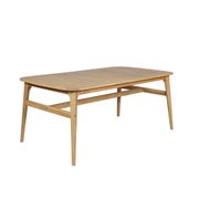 Table de jardin extensible en acacia naturel 180(+40cm)x100cm - Cavalo