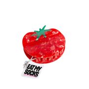 Pince à cheveux tomate rouge