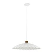 Suspension en fer blanc et doré d40cm E27 - Champart