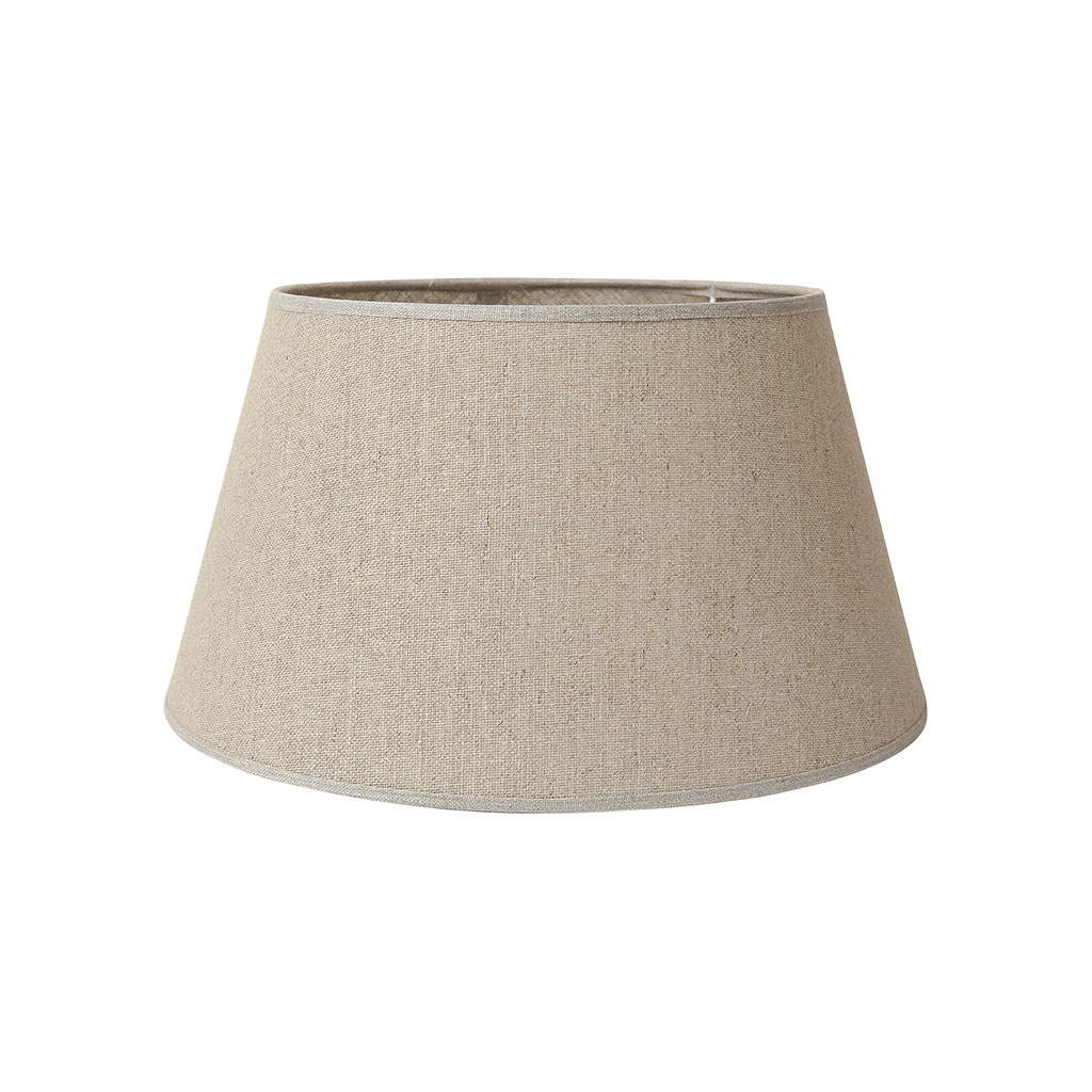 Abat-jour lampe : coton, lin, jute