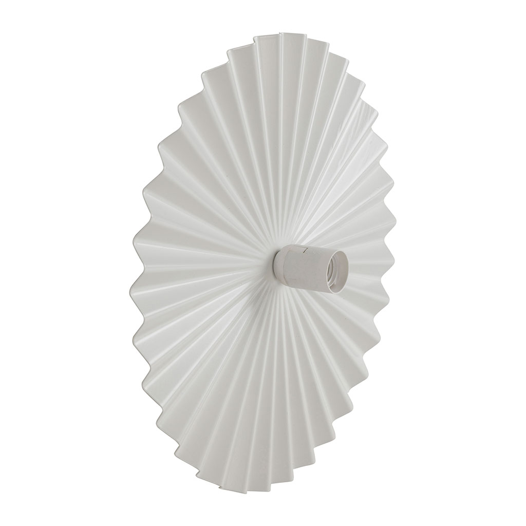 Applique avec interrupteur en fer blanc d40cm E27 - Aurore
