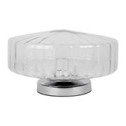 Applique en fer et verre transparent d30cm E27 - Celeste