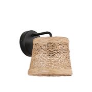 Applique murale en ficelle tressée h18cm E14 - Ficelle