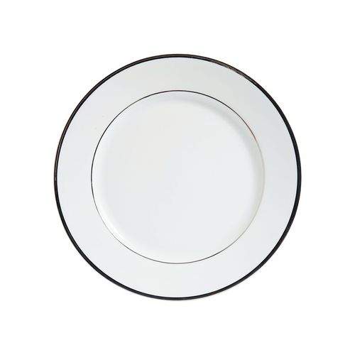 Assiette dessert de 21 cm en porcelaine blanche Révérence Nivéenne