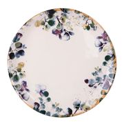Assiette plate en faïence blanc d27.5cm - Garden