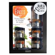 Bar à épices avec moulin intégré