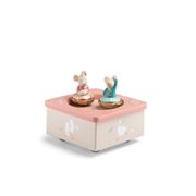 Boîte à musique souris rose - La petite école de danse