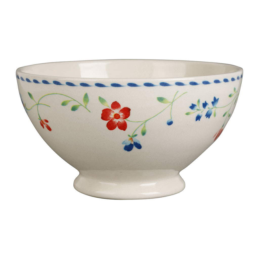 Bol en faïence fleurs multicolores 75cl - Marinette