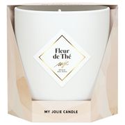 Bougie Bijou Bracelet Or bille beige Fleur de thé 45h