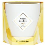 Bougie Bijou Bracelet Or bille noire Monoï des îles 45h