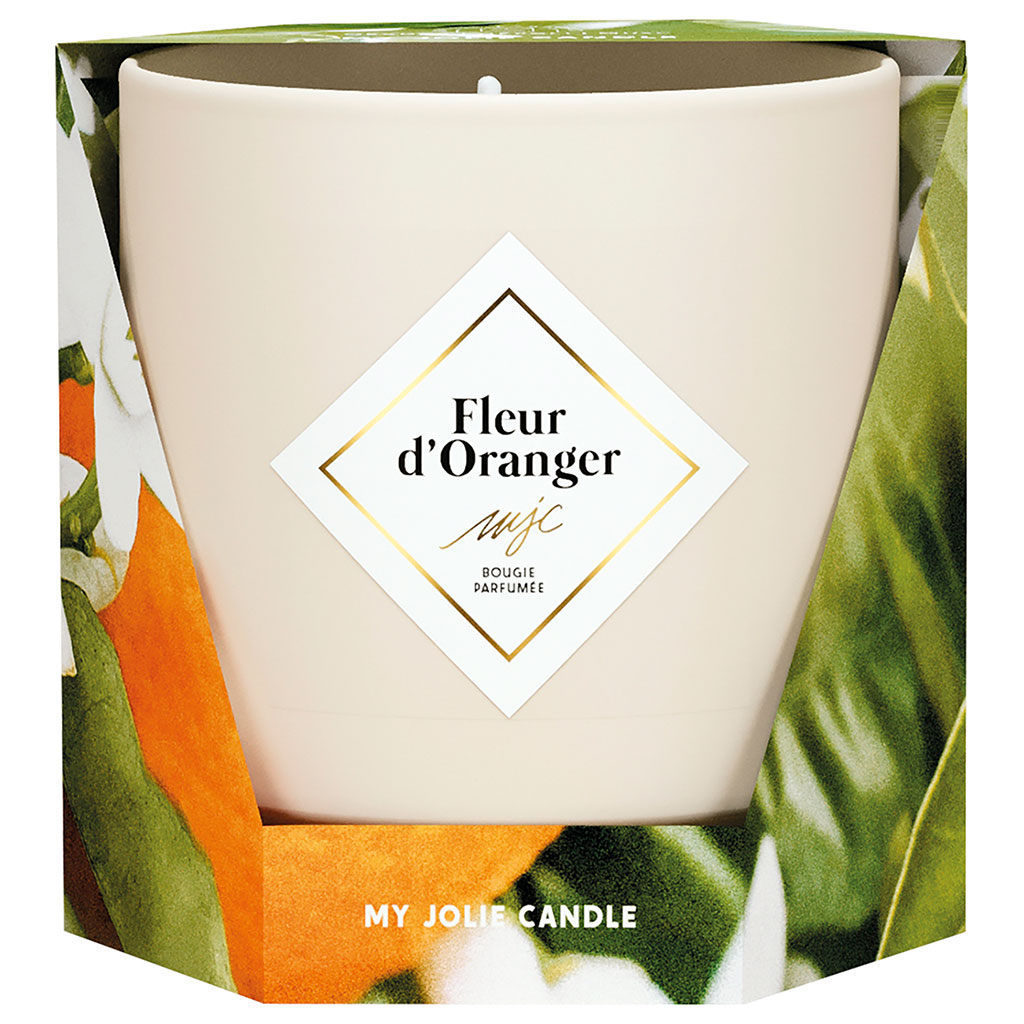 Grande bougie parfumé 350g - Fleur de thé – Atelier nature