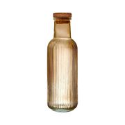 Bouteille en verre ambré strié 1L - Héritage