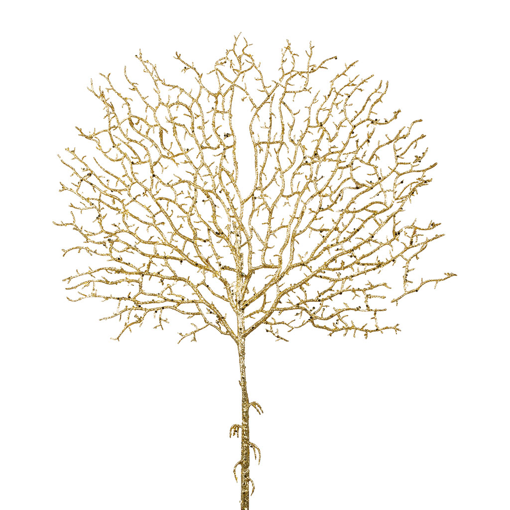 Branchage artificiel areca doré h88cm