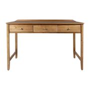 Bureau 3 tiroirs naturel en sapin - Firmin