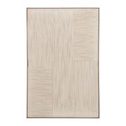 Cadre en coton beige et sapin 54x82cm - Lignes