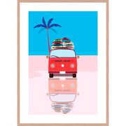 Cadre image graphic van 50x70cm lario chene