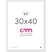 Cadre photo blanc 30x40cm - Lario