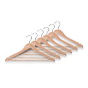Cintres x6 en bois naturel