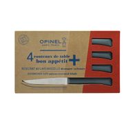 Coffret 4 couteaux de table anthracite - Opinel