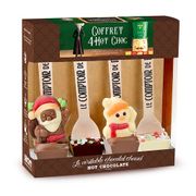 Coffret 4 hot chocolat noël (4x30g) - Noel