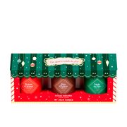 Coffret cadeau 3 bougies parfumées 3x75g
