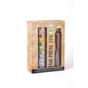 Coffret ma pause zen bio gourde et 5 boites de thés