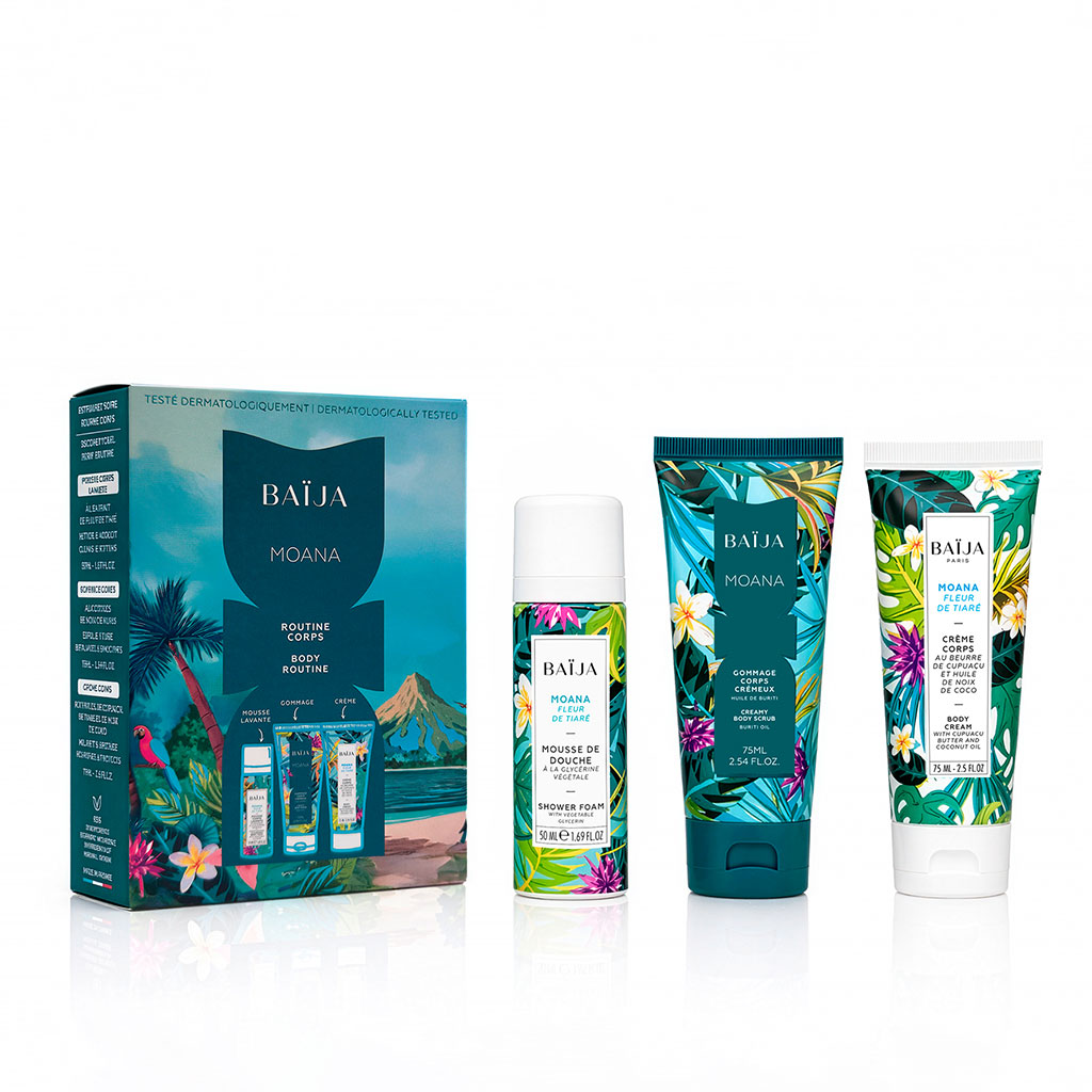 Coffret rituel soins corps moana