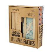 Coffret sushi avec baguettes et livre - Sooshi