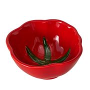 Coupelle tomate en céramique rouge d13cm