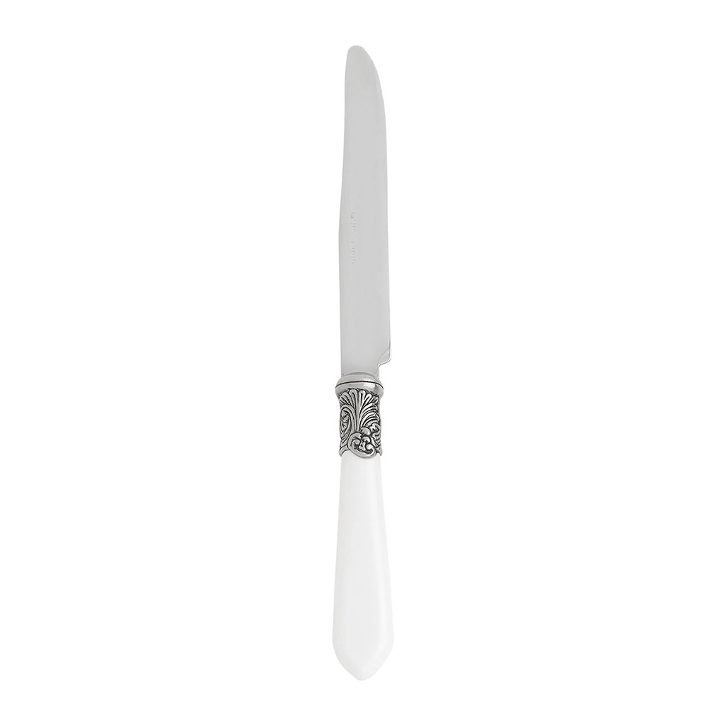 Couteau en inox blanc - baroque 