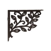 Équerre en fonte laurier brun 18x20cm