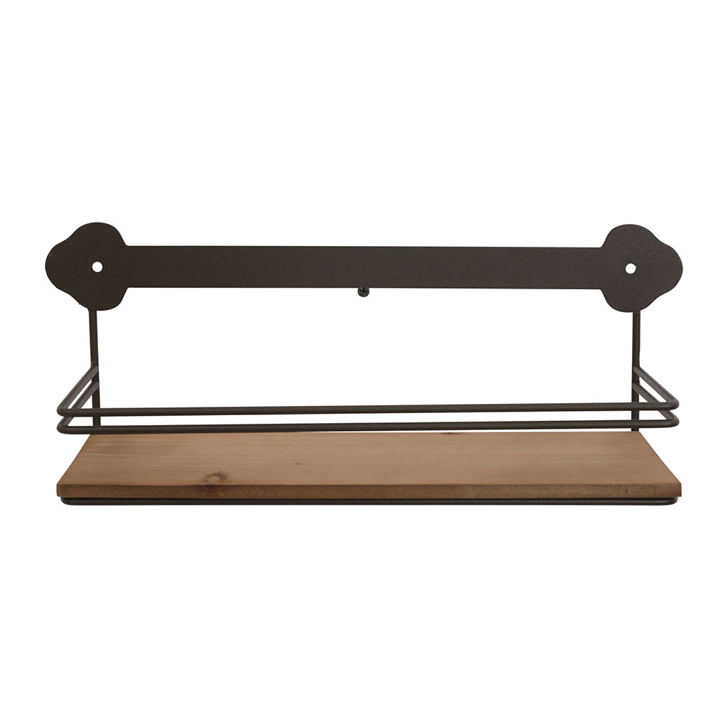 Etagère murale en fer brun - Maison De Famille