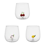 Gobelet fruit x3 en verre borosilicate 40cl - Colorea