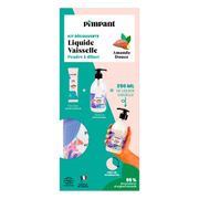 Kit découverte liquide vaisselle amande (1 bouteille + 1 recharge) 250ml