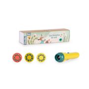 Lampe à histoires jaune 3 disques - Trois petits lapins