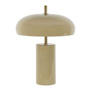 Lampe champignon en fer amande h40cm E14x2 - Arty