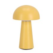Lampe champignon tactile LED jaune h23cm - Idrial