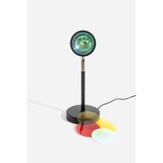 Lampe LED coucher de soleil noir h26cm