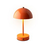 Lampe de table LED rechargeable en métal terracotta h25cm