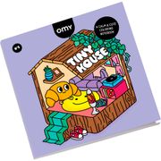 Livre de coloriages détachables 28 pages 21x21cm - Tiny house