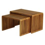 Table basse gigogne (lot de 2) en teck - Soan