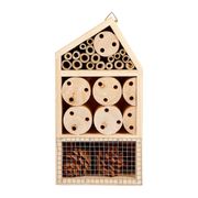 Maison à insectes 3 compartiments en pin h23cm