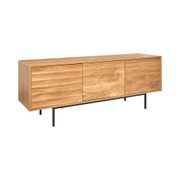 Meuble tv 3 portes en bois L140cm - Célia