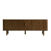 Meuble tv en placage chêne foncé L160cm - Cavo