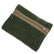 Mini pochette en velours kaki