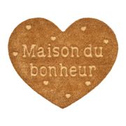 Paillasson cœur naturel 60x50cm - Famille