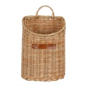 Panier mural cuisine tradition naturel en rotin