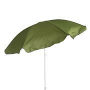 Parasol de plage en coton vert d200xh200cm - Colors