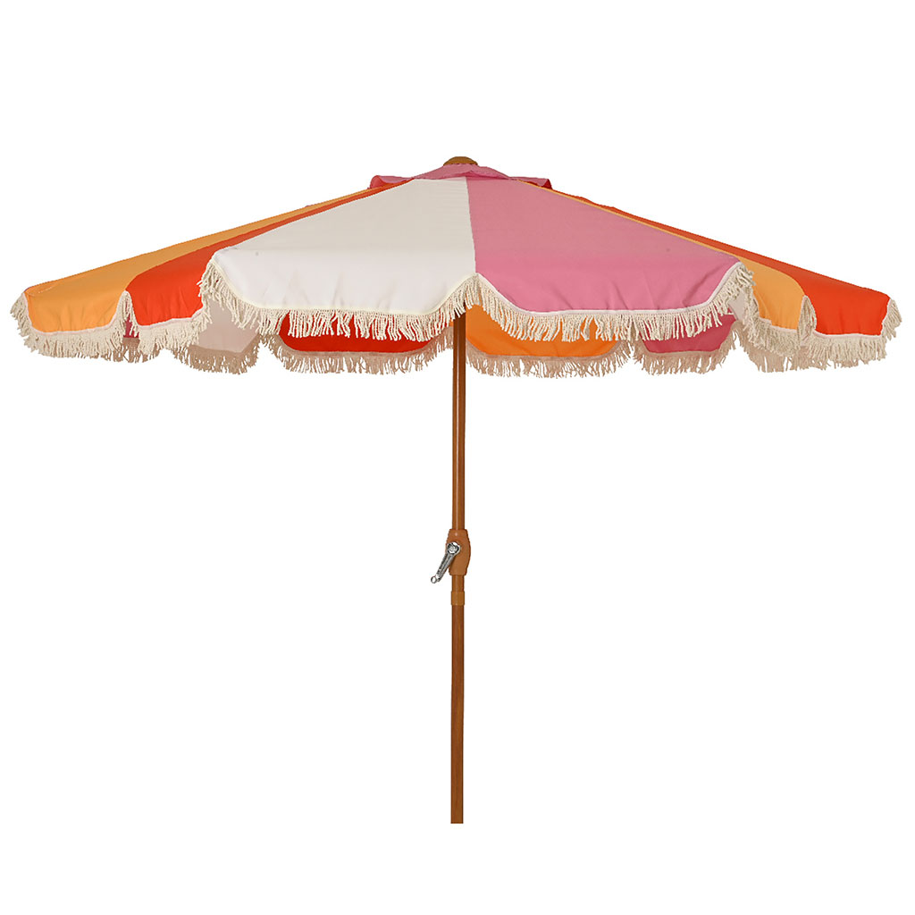 Parasol en tissu multicolore d220xh210cm