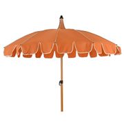 Parasol inclinable en tissu corail d195xh215cm